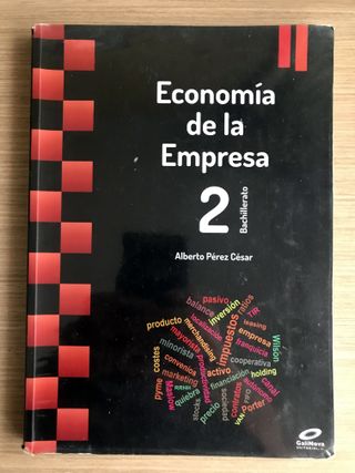 Libro Economía de la empresa 2 bachillerato