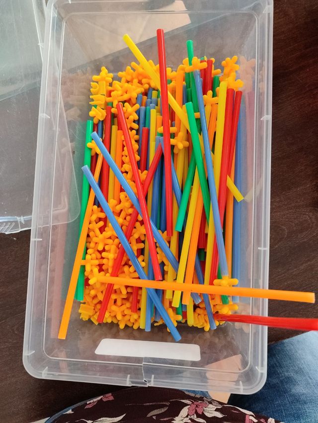 Construcción tridimensional de Pajitas