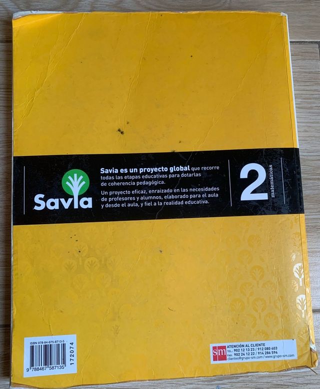 Libro Matemáticas II, 2°Bachillerato 