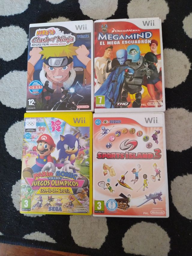 juegos wii, Naruto Clash on Ninja, Megamind, Sport