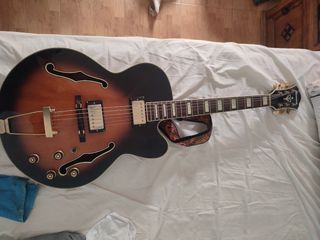 Guitarra ibanez afj95-vsb hollow body