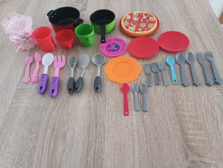 Utensilios para cocinita juguete