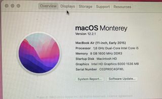 MacBook Air 11" 2015 500 GB