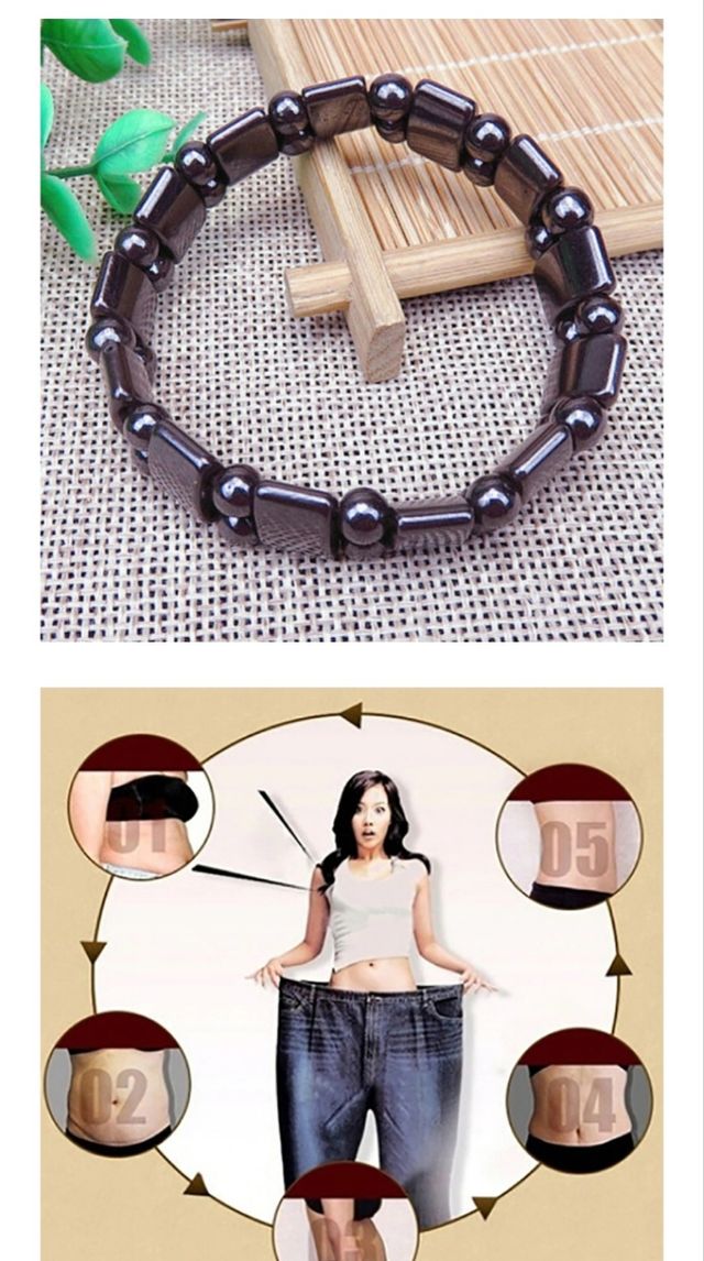 bracciale nero in  ematite minimo 10 pezzi