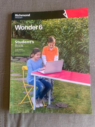 libro inglés  worder 6°. richmond