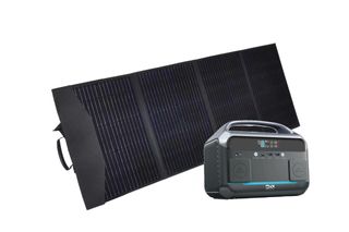 Panel Solar Portátil de 100W Monocristalino