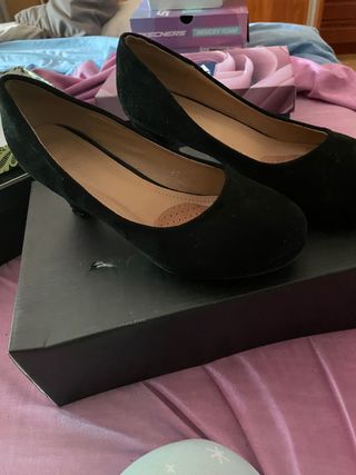 Zapatos tacón negros