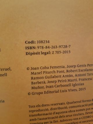 Libro literatura en valenciano (Edelvives)