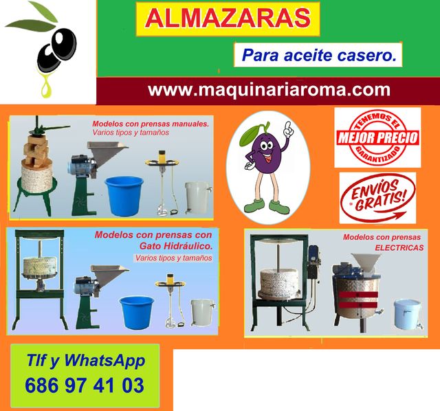 ALMAZARA con Prensa Manual