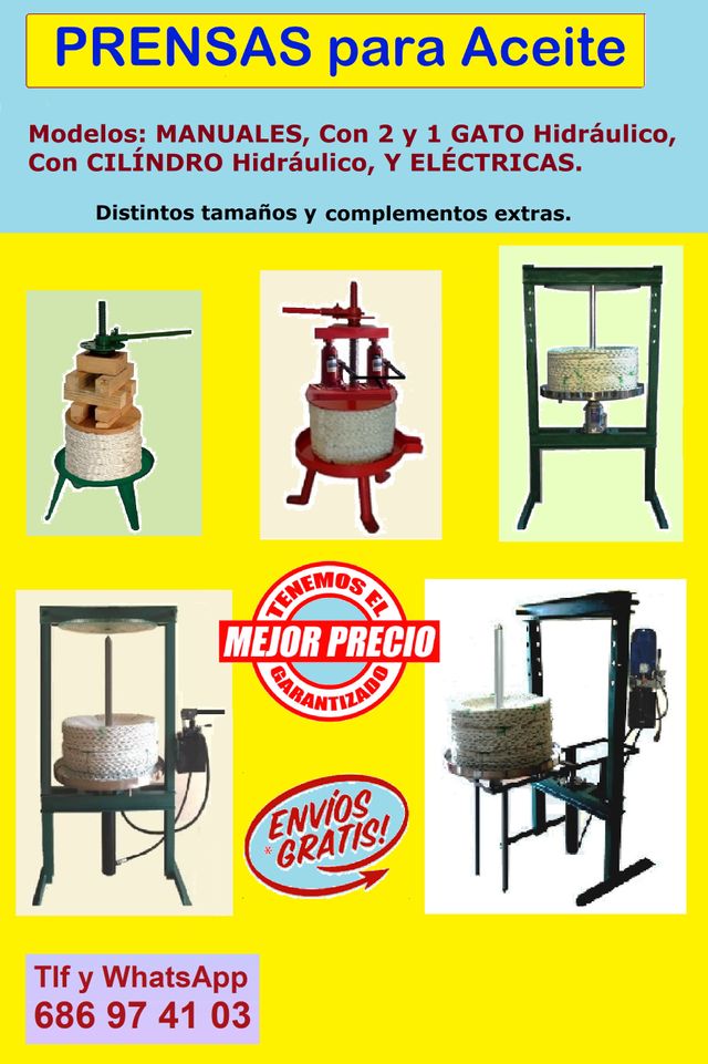 ALMAZARA con Prensa Manual