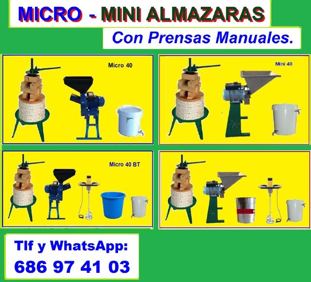 ALMAZARA con Prensa Manual