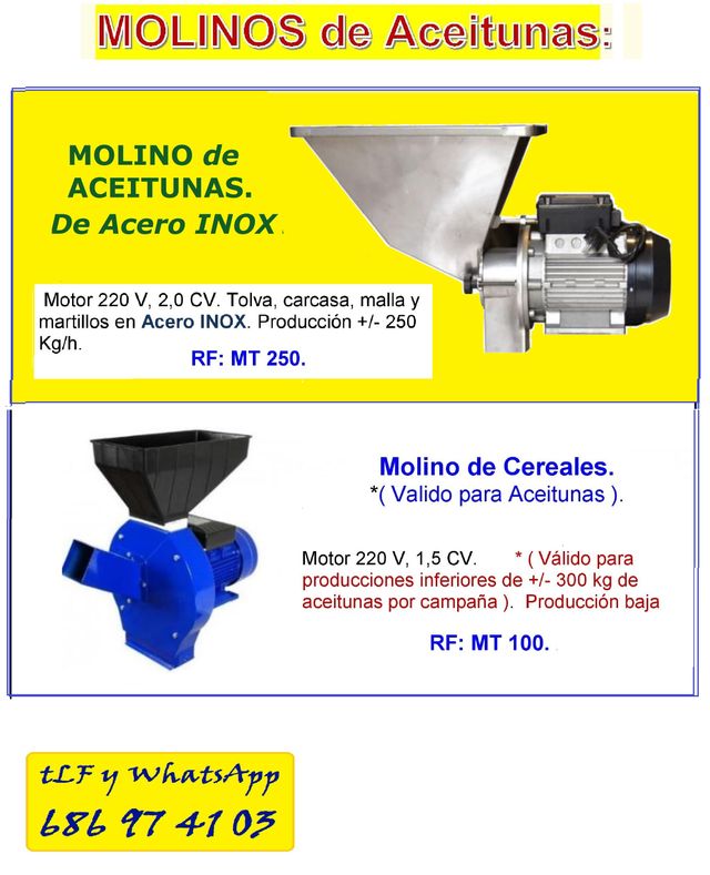 ALMAZARA con Prensa Manual