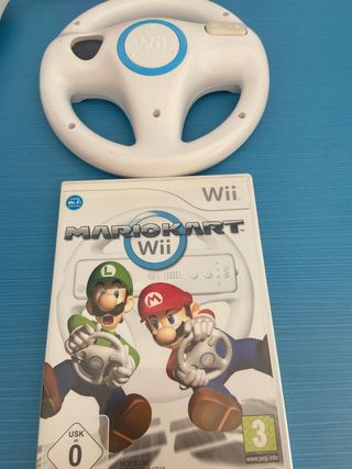 Mario Kart Wii y dos Volantes