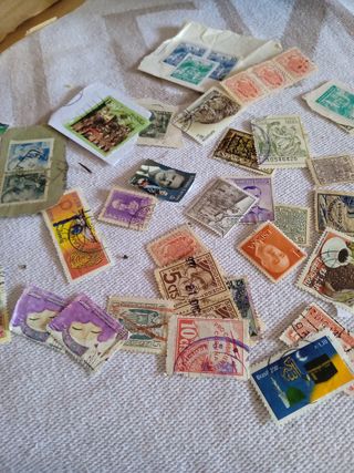 Lote colección de sellos