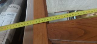 Espejo con marco de madera de 70x82