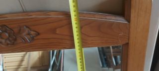 Espejo con marco de madera de 70x82