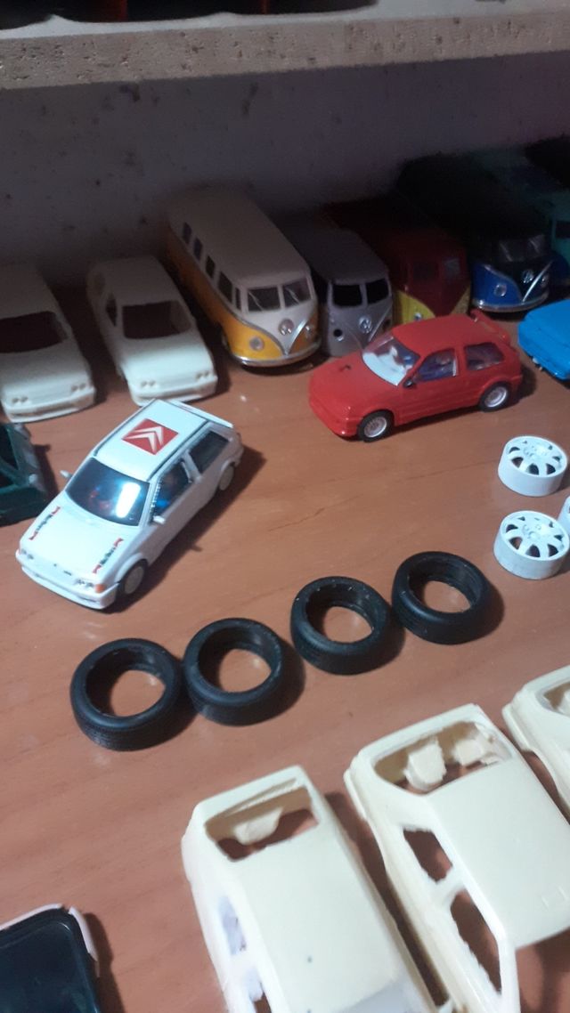 neumáticos slot scalextric ninco osc 4x4 oof road