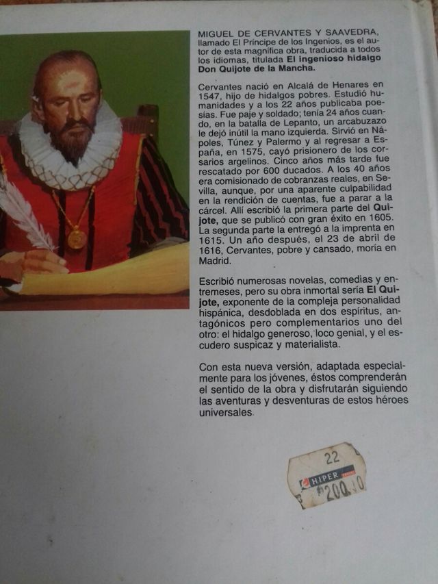 Don Quijote de la Mancha. Cervantes