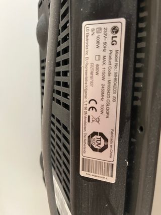 Microondas digital LG