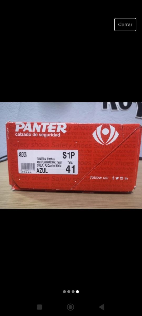 playeros de seguridad para trabajo