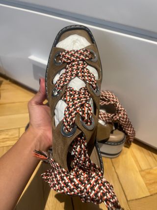 Sandalias Uterque  marrón talla 39 