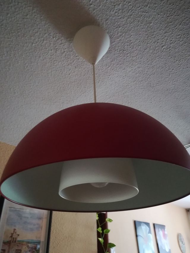 Lámpa salón, comedor, dormitorio.Con bombilla led.