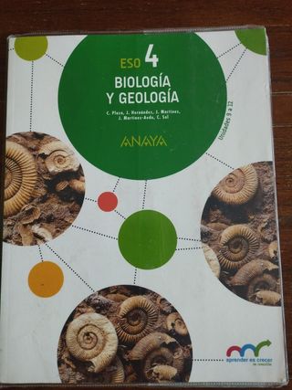 Biología y geología 4 ESO