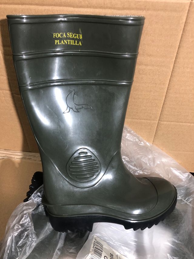 botas de agua punta hierro