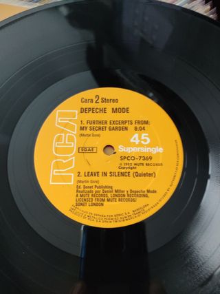 VINILO DEPECHE MODE.