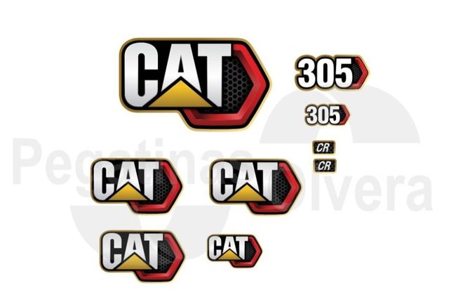 Kit Adhesivos Caterpillar 305 CR