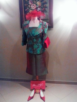 BOLSO, ZAPATOS Y TOCADO 