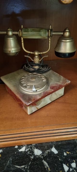 Telefono vintage in marmo anni 50/60