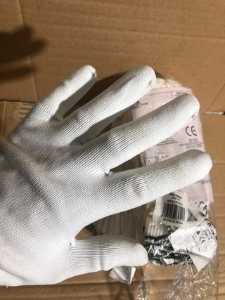 guantes de tela talla 9