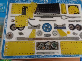 antiguo juego meccano metaling 4  de los 70