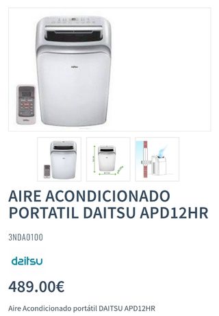 Aire acondicionado/bomba calor portátil