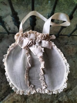 Bolso antiguo de comunión, horganza.