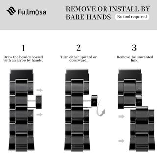 Pack de 2 correas para Apple Watch marca Fullmosa