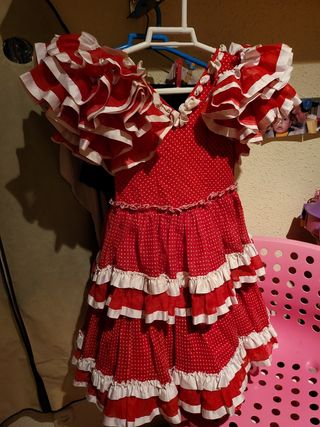 lote vestidos de sevillana niña 
