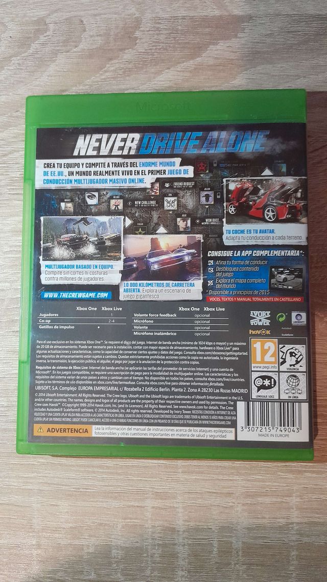 The crew Xbox one