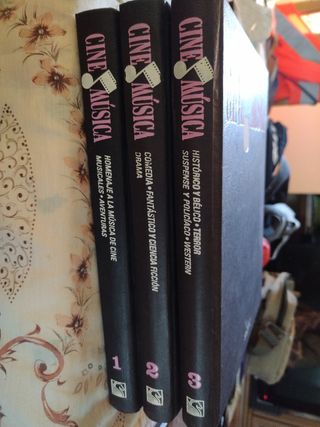 libri di film, film e musica, confezione da 3 libri.