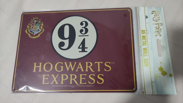 placa Harry Potter 