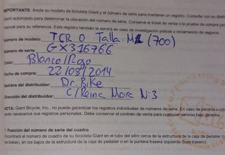 Bicicleta de carretera, giant tcr.
