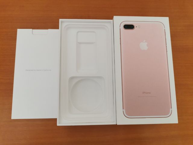 Caja vacía iphone 7 plus