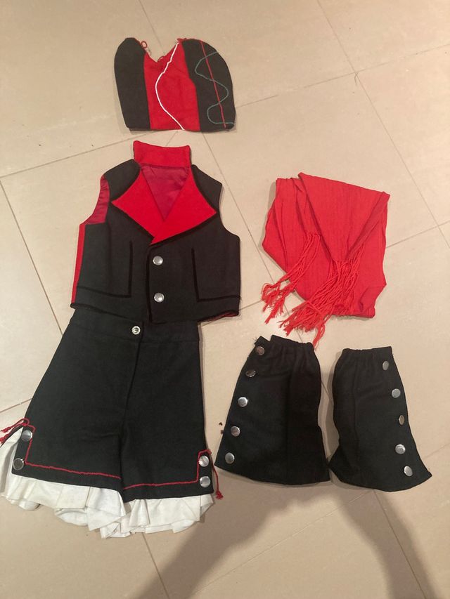 Traje de gallego para niño