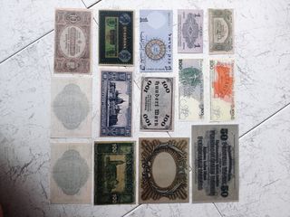 Lote A 20 billetes extranjeros