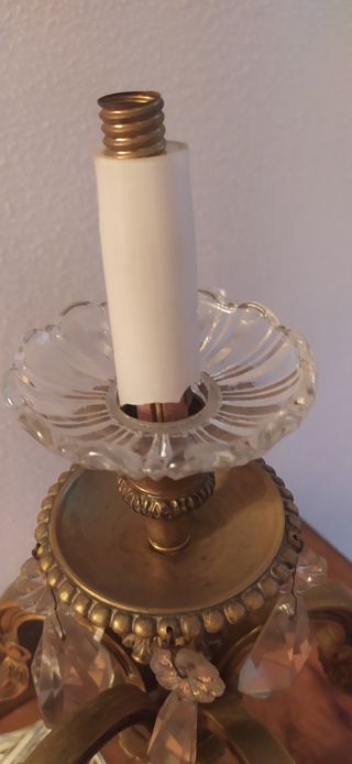 Lampadari in BRONZO e VETRO