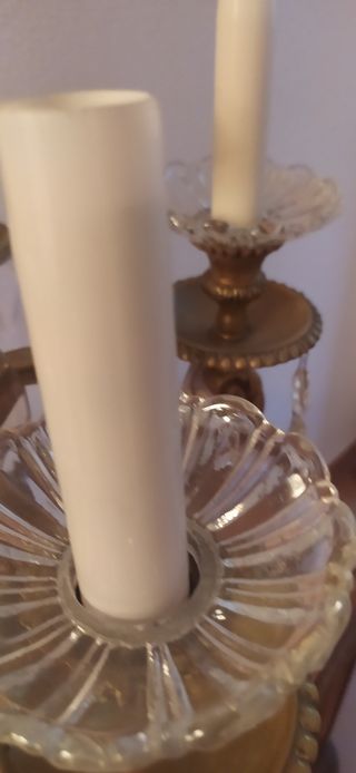 Lampadari in BRONZO e VETRO