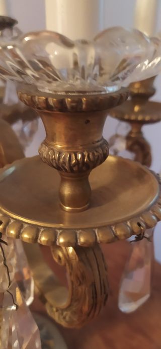 Lampadari in BRONZO e VETRO