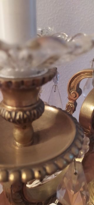 Lampadari in BRONZO e VETRO