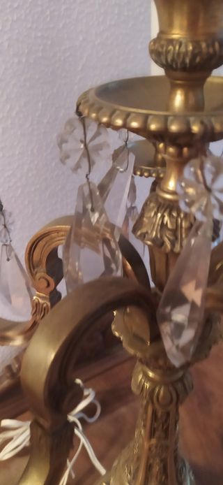 Lampadari in BRONZO e VETRO